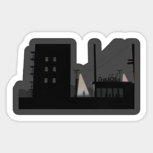 Sonokinetic Noir Cinematic Scene Sticker